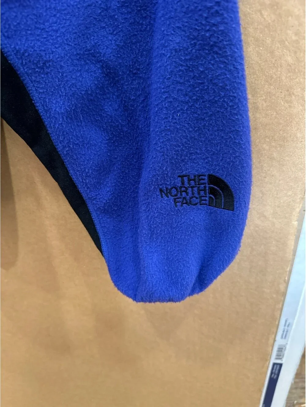 The north face fleece pull over size large